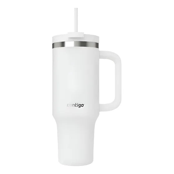 Vaso Contigo De Acero Inoxidable Streeterville 1.18l Color Blanco Salt