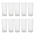 Vaso Descartable Fiesta Flexible Trago Largo Pp X 100 Unid Color Transparente