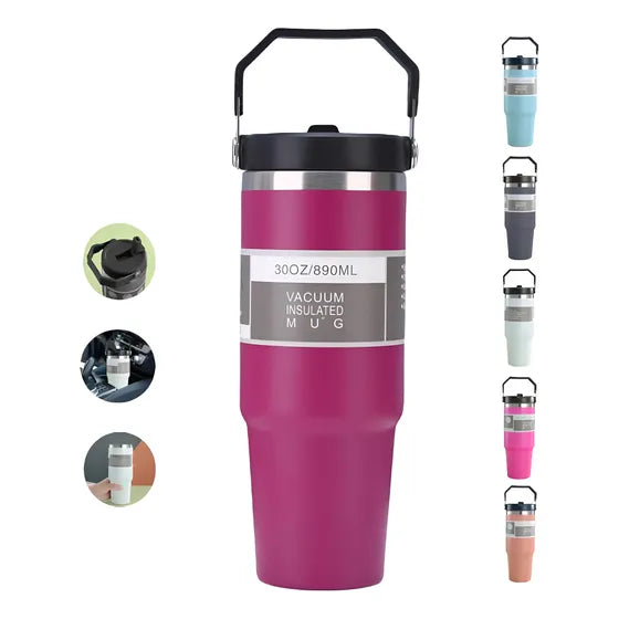 Vaso Termico Acero Inoxidable 900ml Antiderrame Con Pico